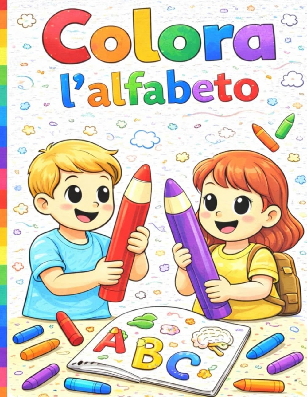 Colora l’alfabeto: Impara divertendoti, pensato per i più piccoli