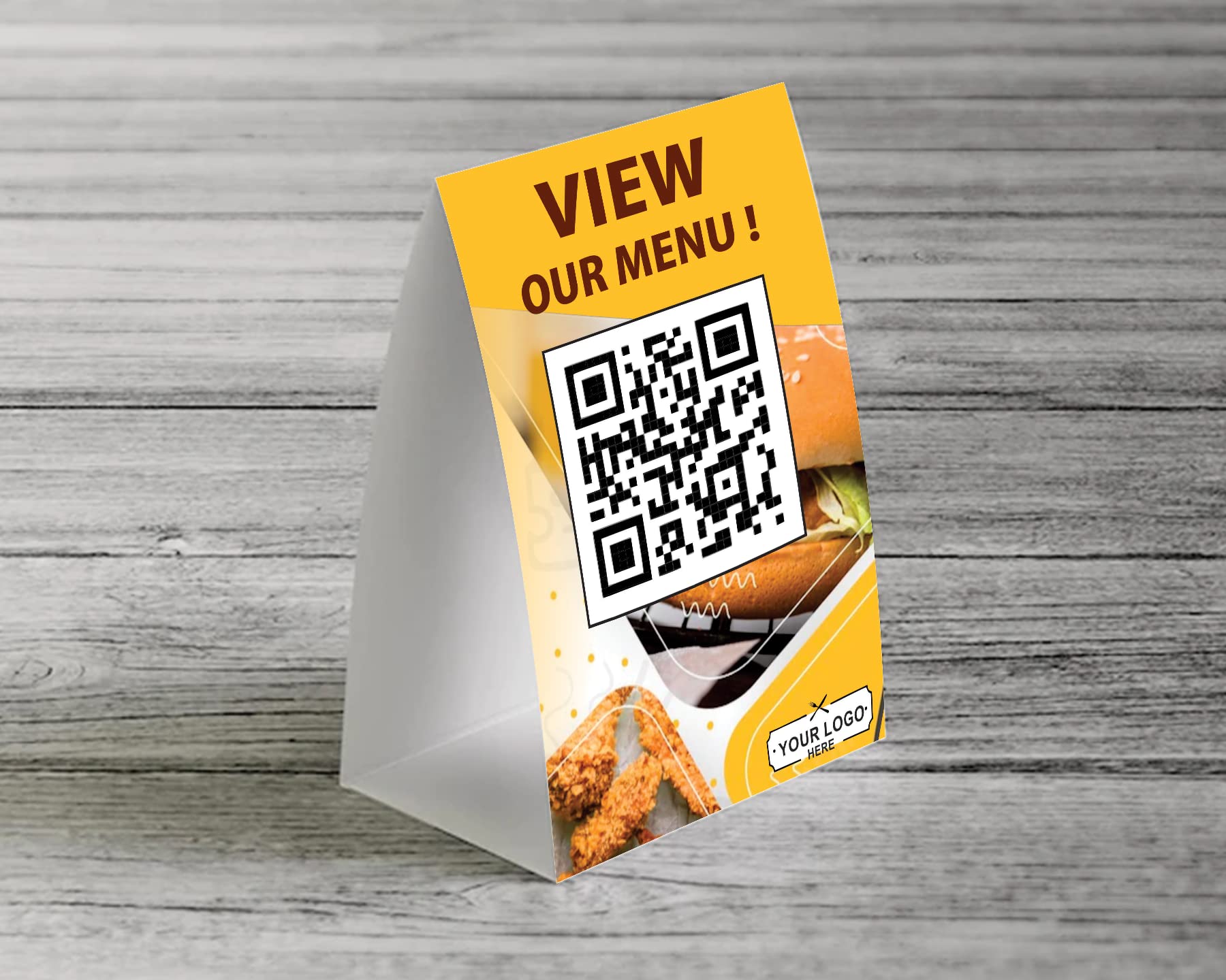 SVM CRAFT® Pack of 30 pc QR code menu sign, Scan to view menu, Restaurant table menu, Restaurant menu, AntiCovid menu, Touch less Menu QR code menu, QR Code menu stand Paper Menu Customization QR Code Menu stand For Restaurants Cafe Bar Hotels Digital Menu Touch less Menu stand for table With Free Digital QR Code