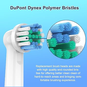 Oral B Compatible Toothbrush Heads,8 Count,White