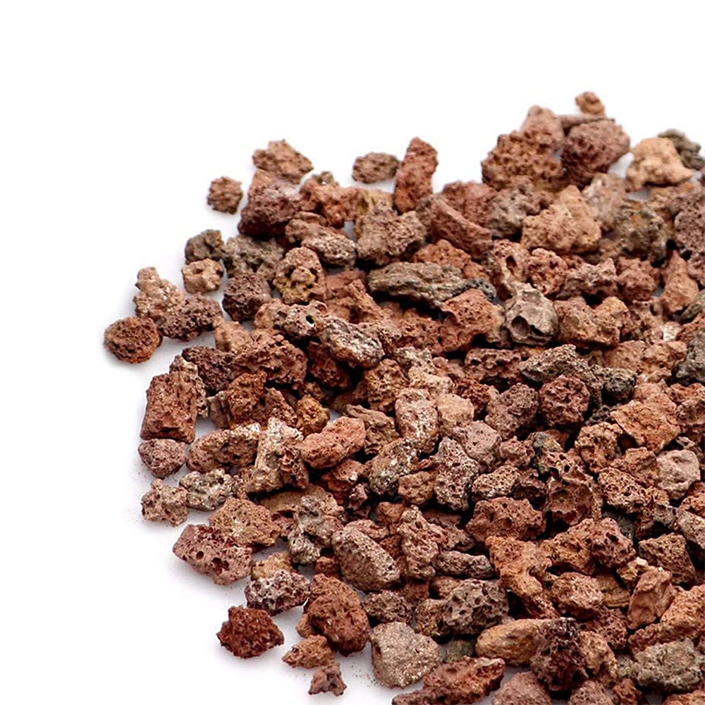 240g Gránulos de Roca de Lava,paisajismo Decorativo para Cuencos de Fuego,fogatas,Juegos de leños de Gas,chimeneas de Interior o Exterior - (3-5 mm)