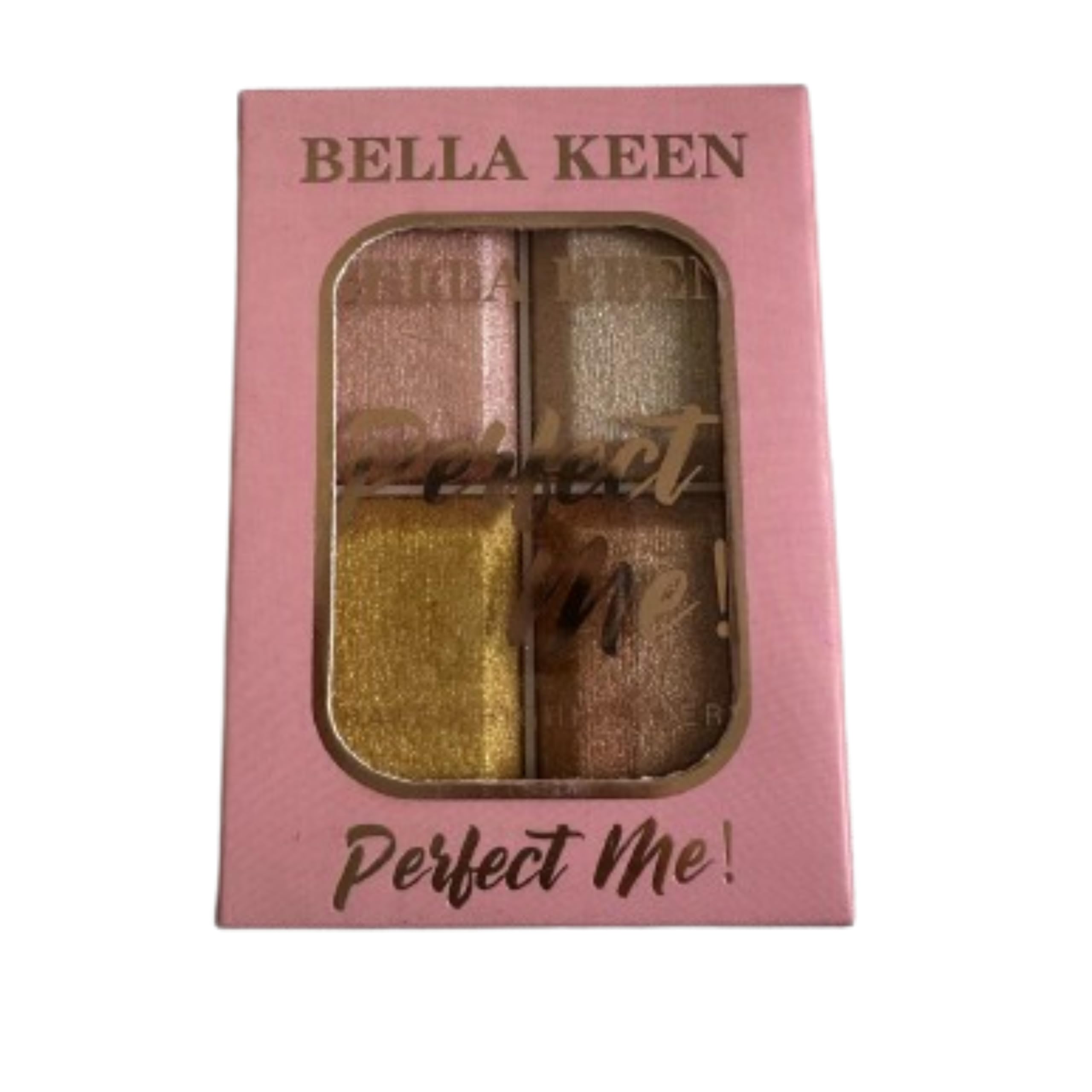 QUEEN BEE LUXURY BELA KEEN 4 Colors Highlighter cum Eyeshadow Palette for Women & Girls | Shimmer & Matte Finish | Long-Lasting | Pack of 1-image-8