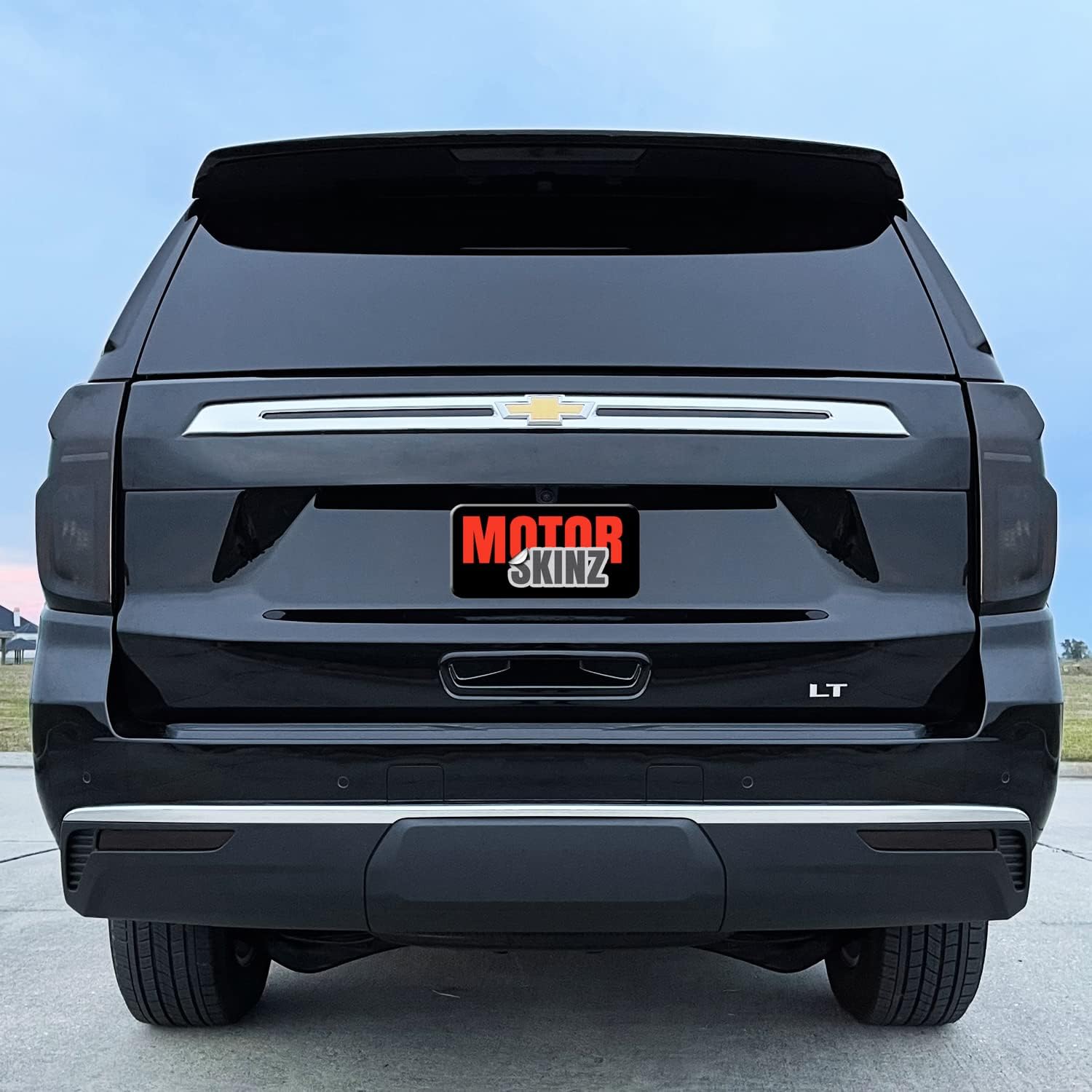 SlickMod PreCut Vinyl Smoke Tint for 2021-2022 Chevy Tahoe Tail Light, Reflector & Third Brake Light (1. Taillight Combo, 20% Dark Smoke)