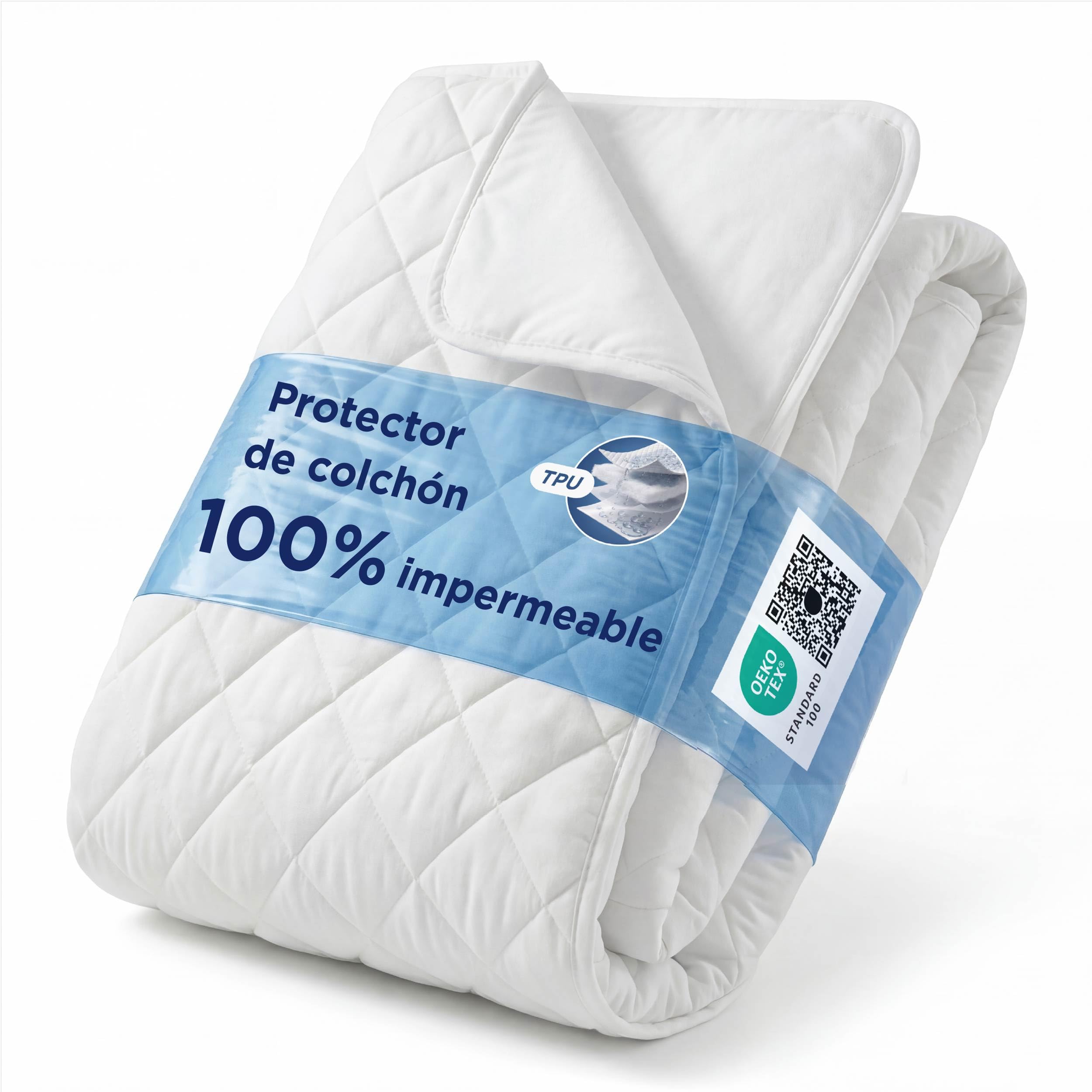 Funda de colchón antialérgica y lavable a 60 grados Bedsure 90x200