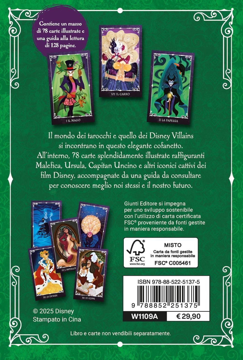 Disney Villains. I tarocchi. Ediz. a colori. Con 78 Carte