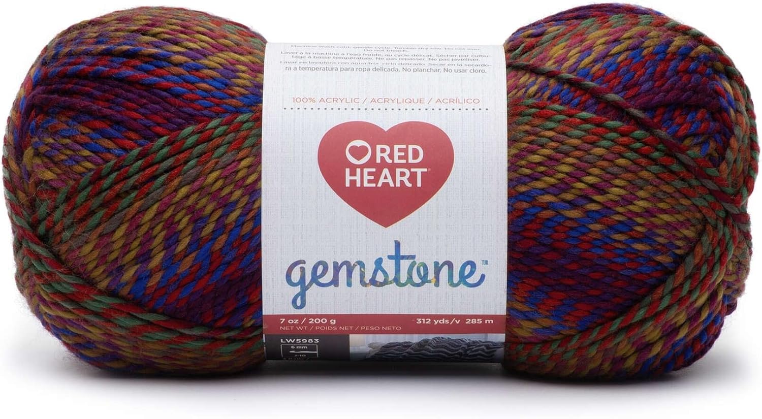 Red Heart Gemstone Yarn, Jewel