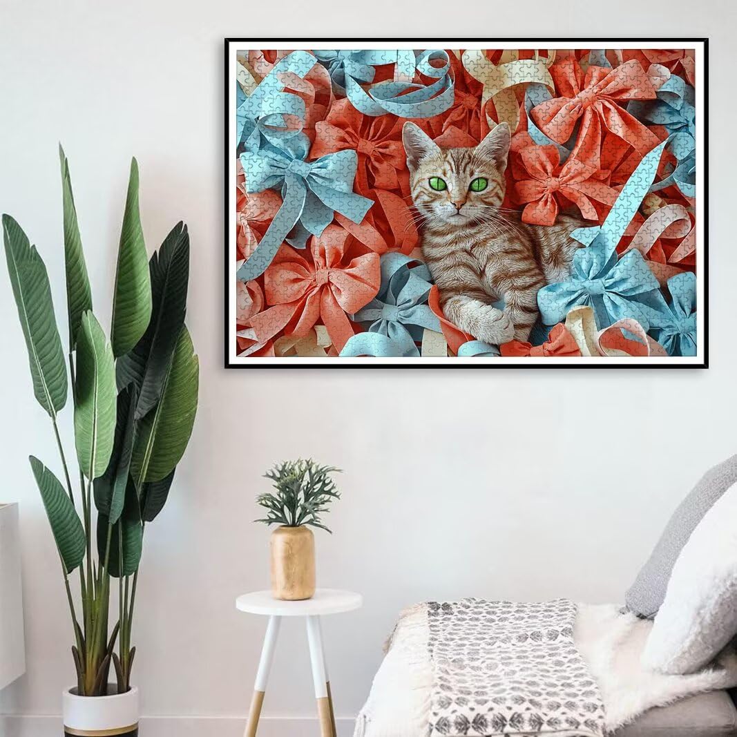 Puzzle Gatto, Puzzle 5000 Pezzi Adulti per Decor, Regalo Donna/Uomo -8436