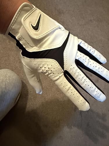 NIKE Dura Feel X GF1012-091 Men's Golf Glove, Left-Hand, Size M