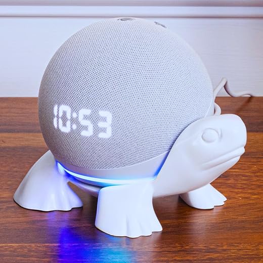 Turtle Echo Dot Stand Holder, Unique Alexa Holder, Turtle Alexa Stand Holder Mount, Accessories for Echo dot 4th&5th Generation Speaker, dot Stand Holder for Alexa Echo dot, Amazon Echo dot Holder