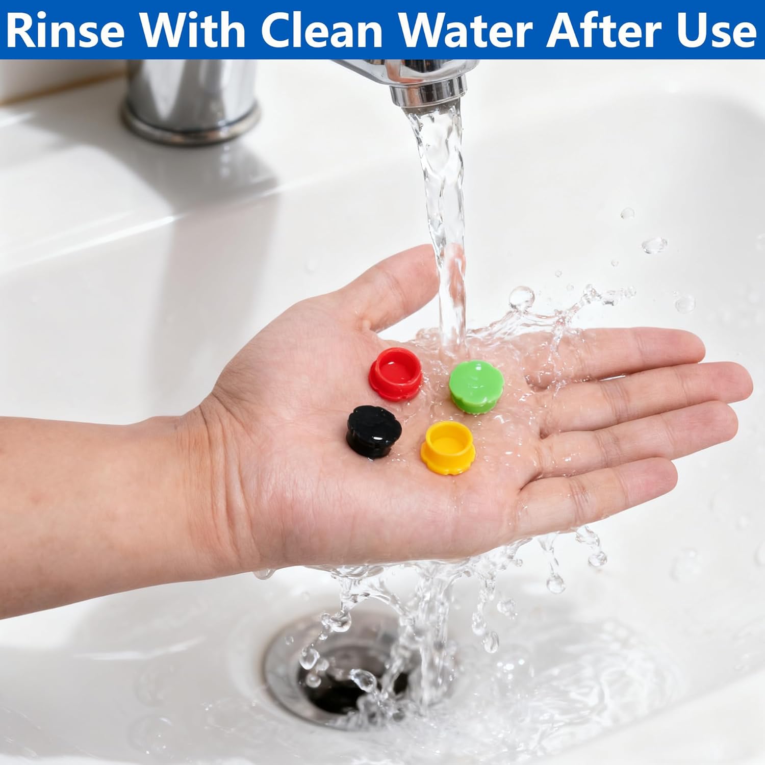 16 Pcs 3ml Protective Vial Caps, Leakproof Silicone Glass Vial Caps Covers, Reusable 4 Colors Glass Vials Protective for Injection Flip Off Caps