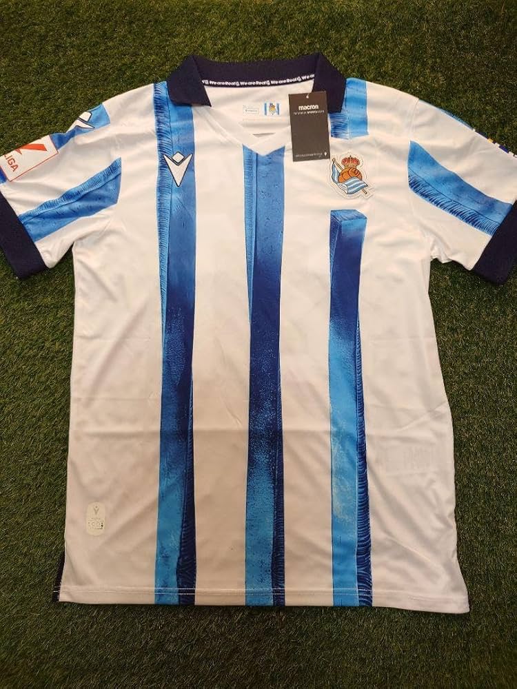 ダビド・シルバ　ソシエダ　ユニフォーム レアル・ソシエダ 23/24 ユニフォーム L ダビドシルバ Macron