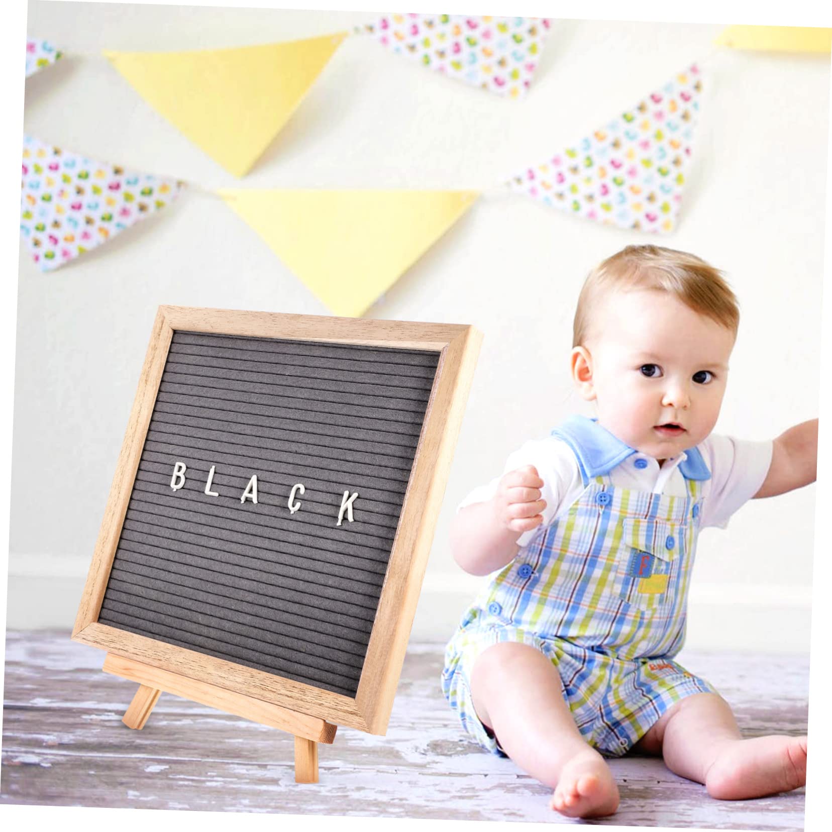 Holzrahmen Filz Buchstabentafel Doppelseitiges Design Für Babyparty Hochzeit Buchstaben Filztafel Set