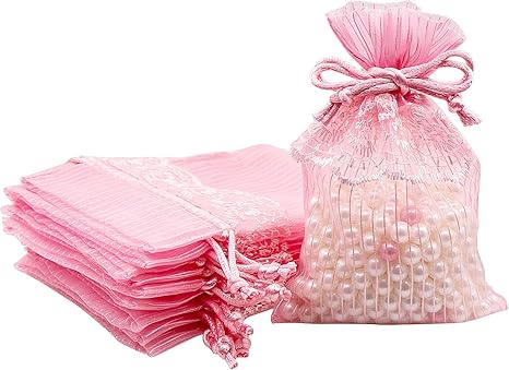 Amazon Sumdirect 枚 10x15cm オーガンジー巾着袋 ギフトラッピング材 プレゼント包装 小物ポーチ チョコ お菓子キャンディ収納バッグ ピンク 収納用品 オンライン通販 Amazon Sumdirect 枚 10x15cm オーガンジー巾着袋 ギフトラッピング材 プレゼント包装 小物ポーチ チョコ お菓子キャンディ収納バッグ ピンク 収納用品 オンライン通販