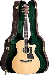 VIOLÃO MEDIUM JUMBRO ELEGANCE CUTAWAY EQ AÇO/T SPRUCE SOLIDO B/S WALNUT SIGNATURE OLIVER GRACE ...