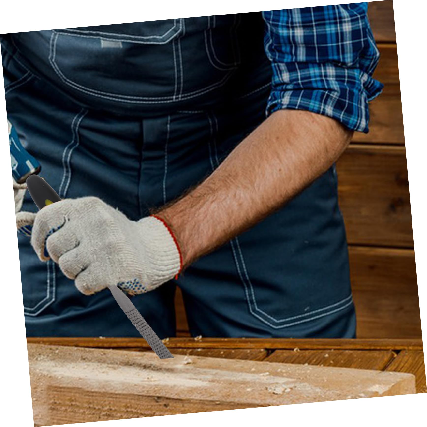 Garneck Mini Holzraspel Set 6 Stück - Holzfeilen Und Raspeln Für Präzise Arbeiten - Bequeme Handgriffe Ideal Für Feine Holzbearbeitung Größe 140x3mm