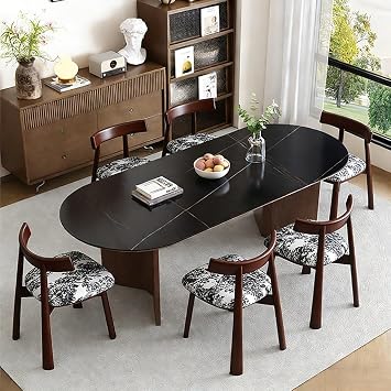 Solid Wood Dining Chair Set Of 2,Nordic Cotton and Linen Soft Bag Leisure Office Chair, for Living Room, Dining Room, Office Kitchen Counter(B)