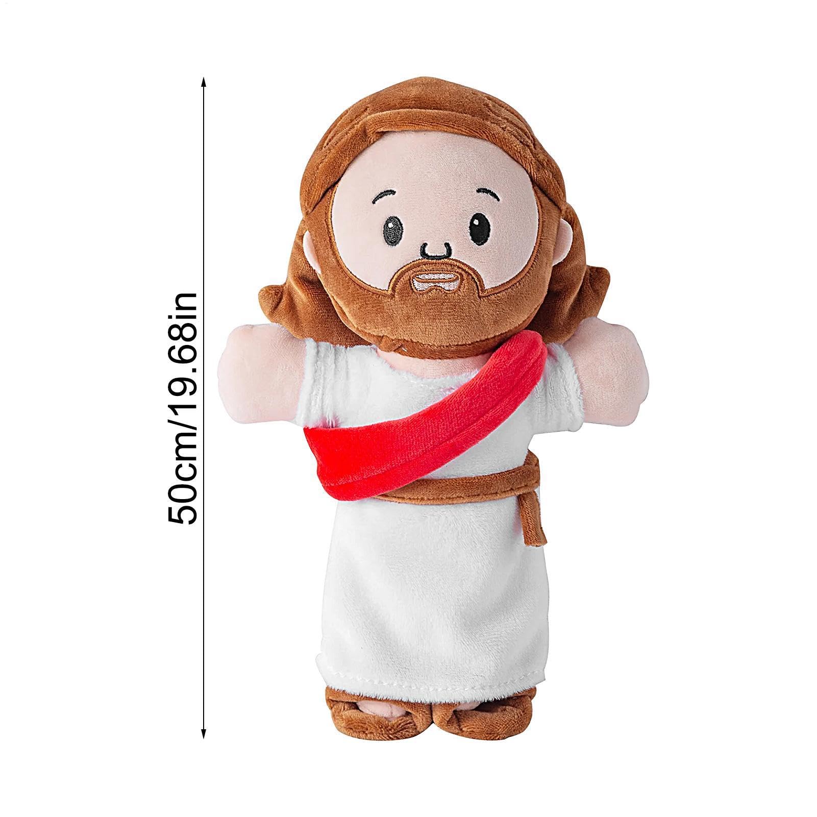 Bambola di Gesù in peluche, comodo cuscino per bambini | & fede cristiana, giocattolo morbido Gesù per camera da letto, divano e scuola domenica, regalo di compleanno, design 2026
