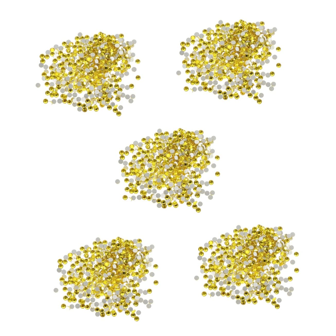 NUOBESTY 14400pezzi Strass Per Nail Art Decorazioni Per Unghie Flatback Charms Per Manicure Shiny Per Feste e Occasioni Speciali