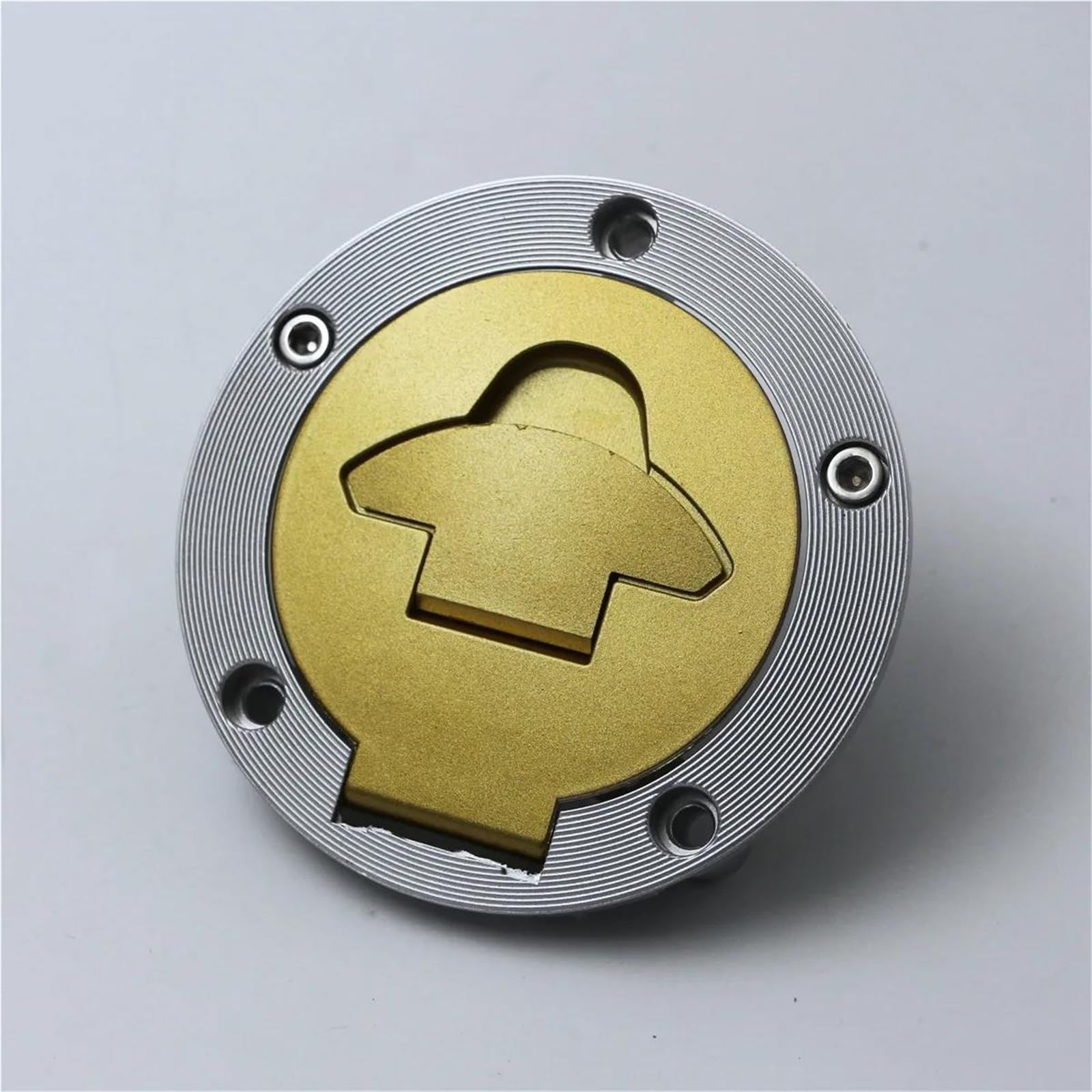 Couvercle de réservoir de carburant pour moto Ducati fini alu usiné CNC