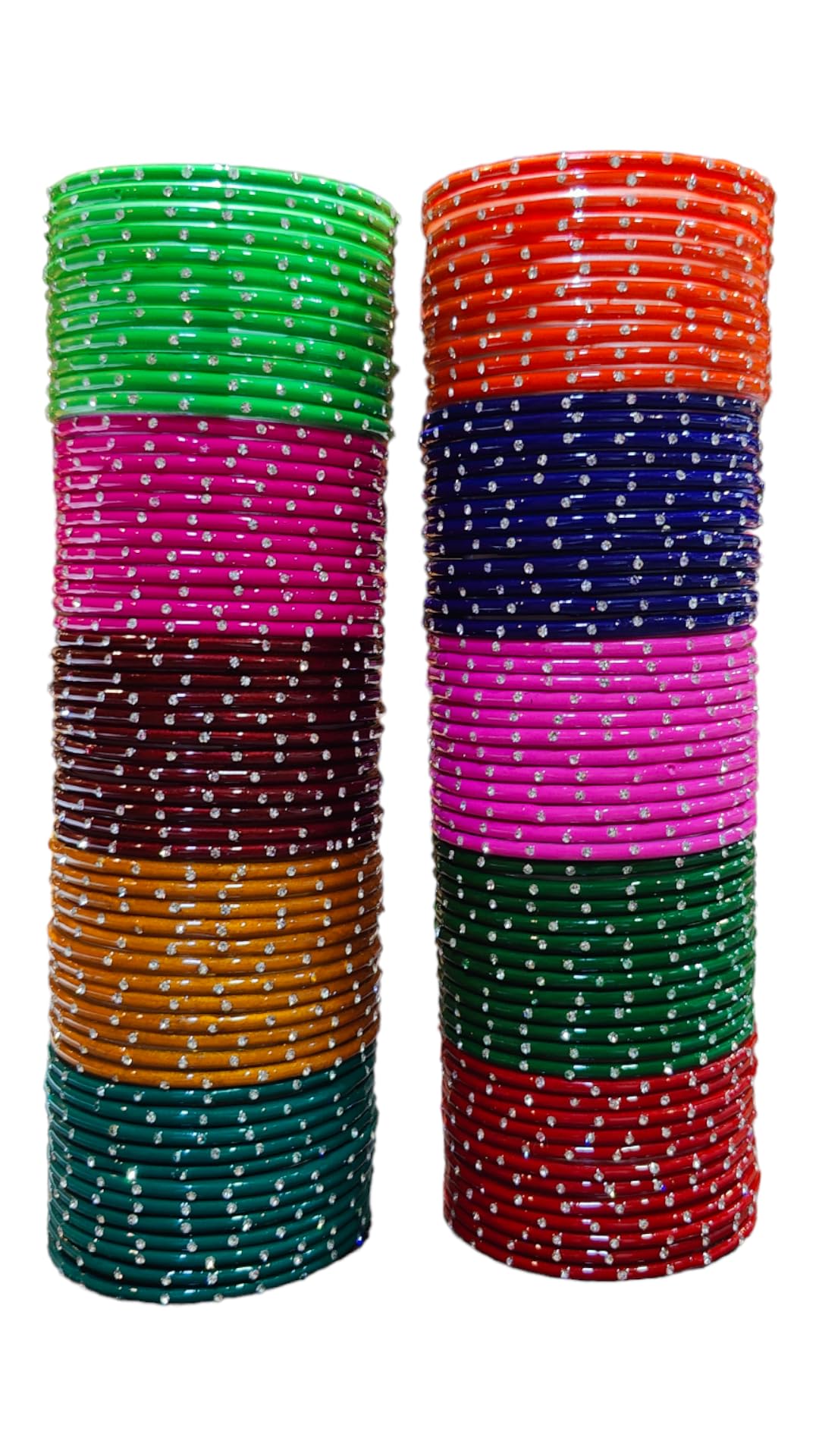 Lyychee Glass Multicolour with Zircon Gemstone and Beads Studdded Glossy Finished Traditional Bangle Set For Women and Girls (2.2) (B0CHK6XH7R) Amazon Price History, Amazon Price Tracker