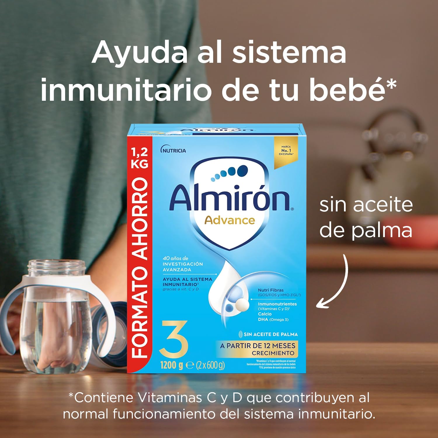 Almirón Advance 3 Leche de Crecimiento en Polvo 1.2kg para Bebé desde 12 Meses