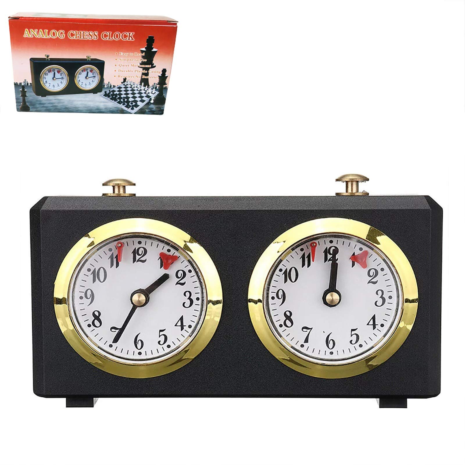 Buy Retro Analog Chess Clock Timer Design According the Queens Gambit