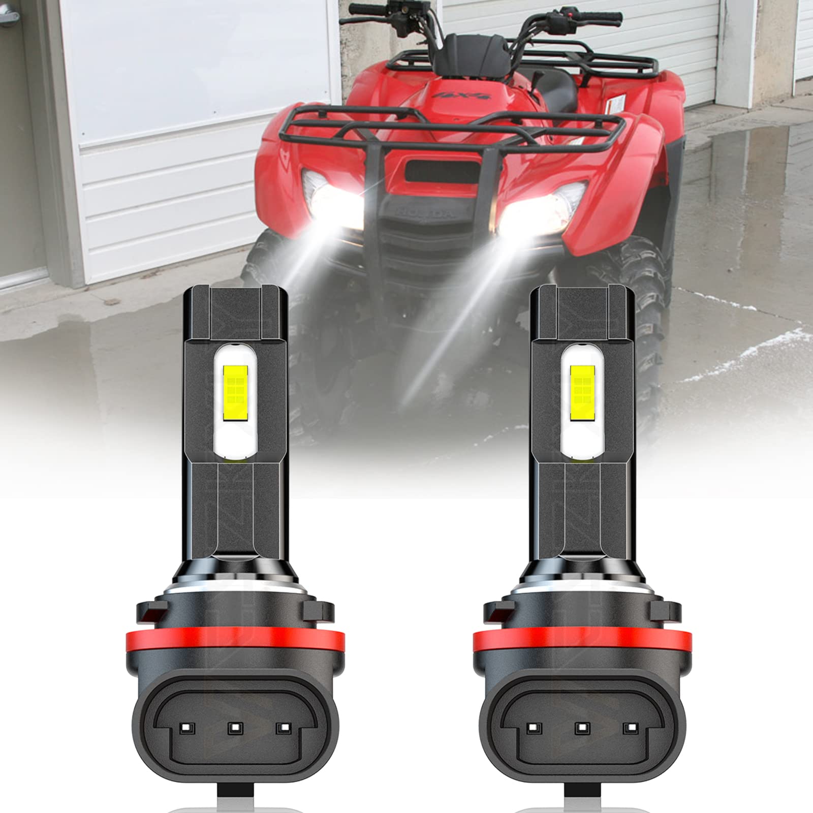 VCSZKXLY LED Headlights For Honda-Rancher-420 2007 2008 2009 2010