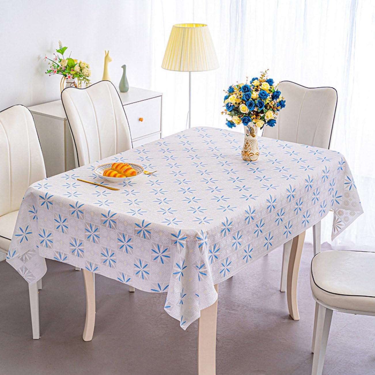   テーブルクロス Amazon｜PIRNSDG テーブルクロス おしゃれ ビニール ビニール製