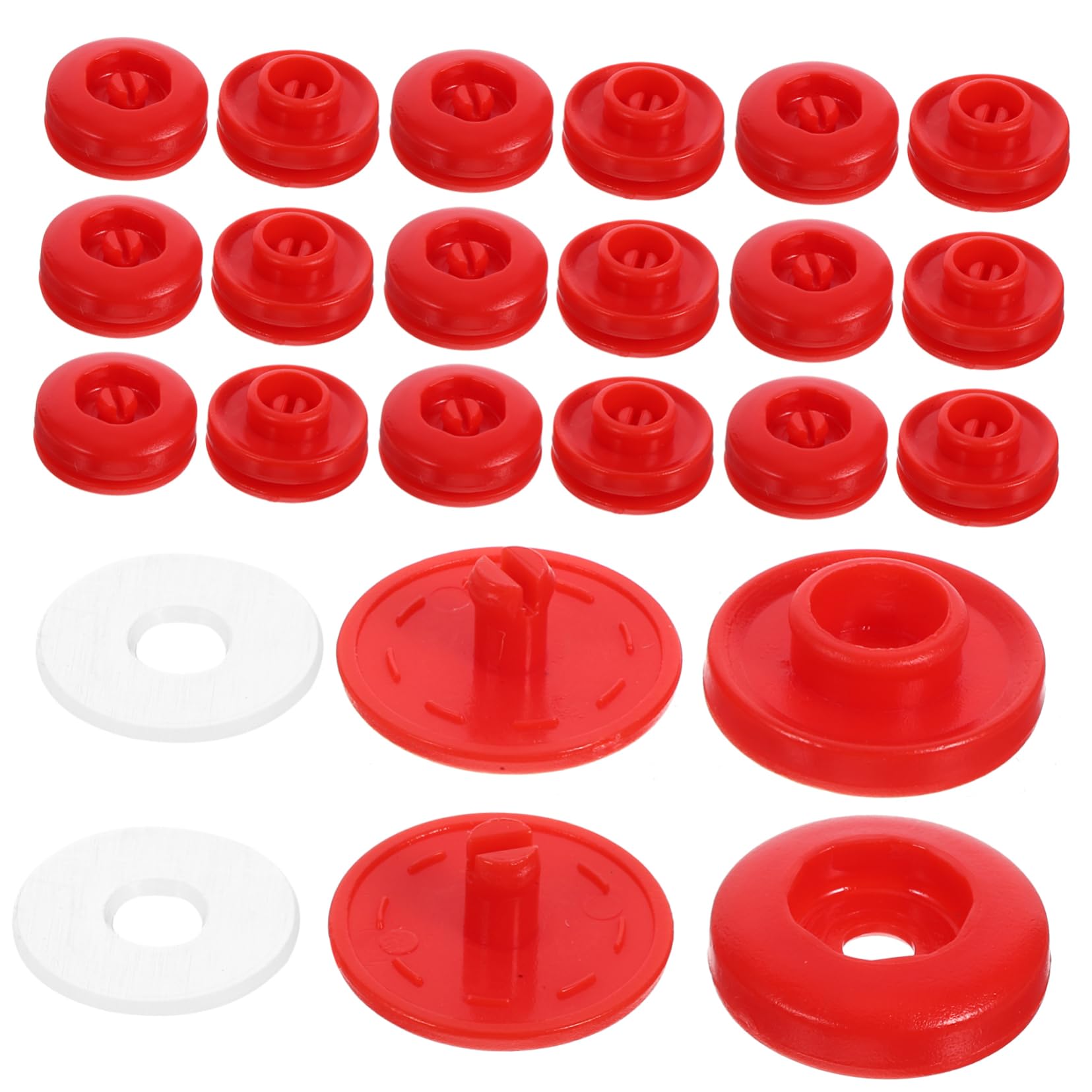Operitacx 400juegos Botones De Presión Plásticos Para Ropa y Manualidades Fácil Instalación Adecuados Para Decoración De Prendas