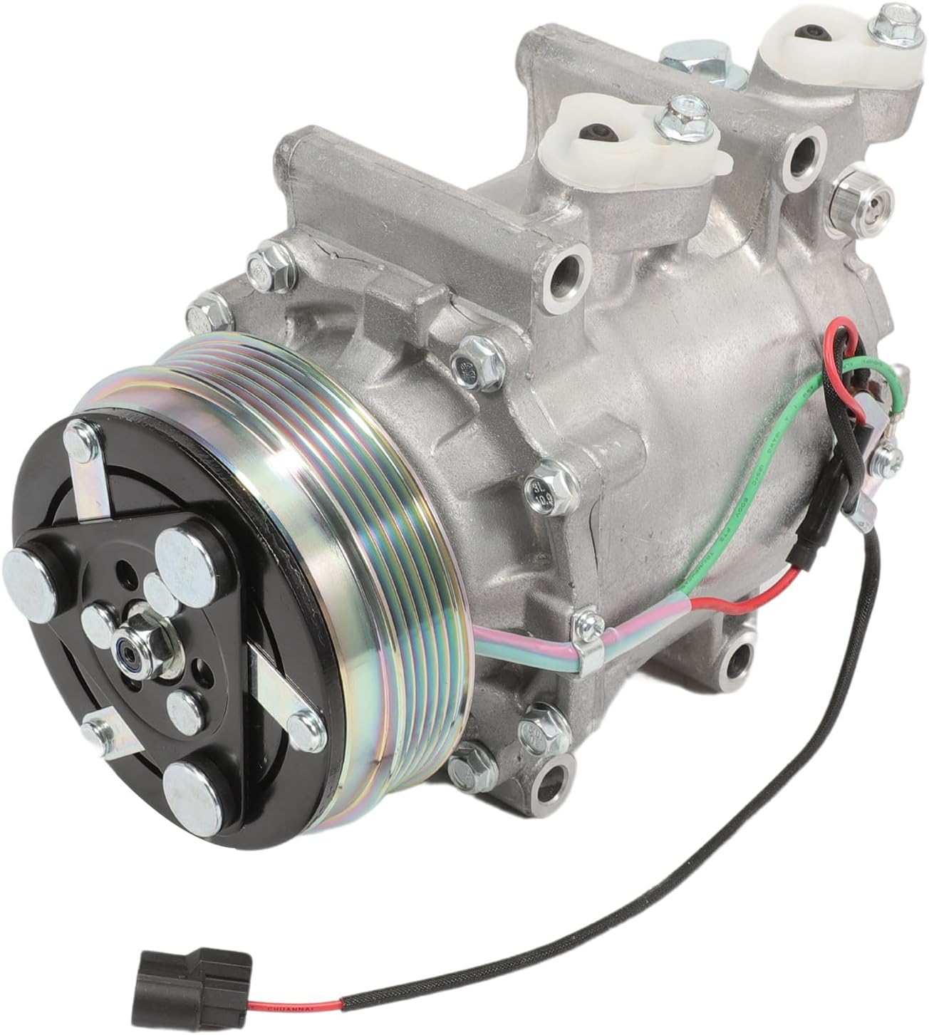AC Compressor with Clutch Fits for Honda Fit 1.5L 2009-2013 Replaces 38810RP3305 38810RP3A01