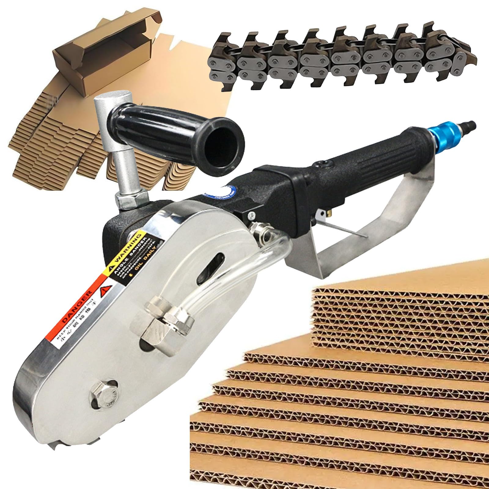 Outil de coupe pneumatique portable pour éliminer les chutes de carton