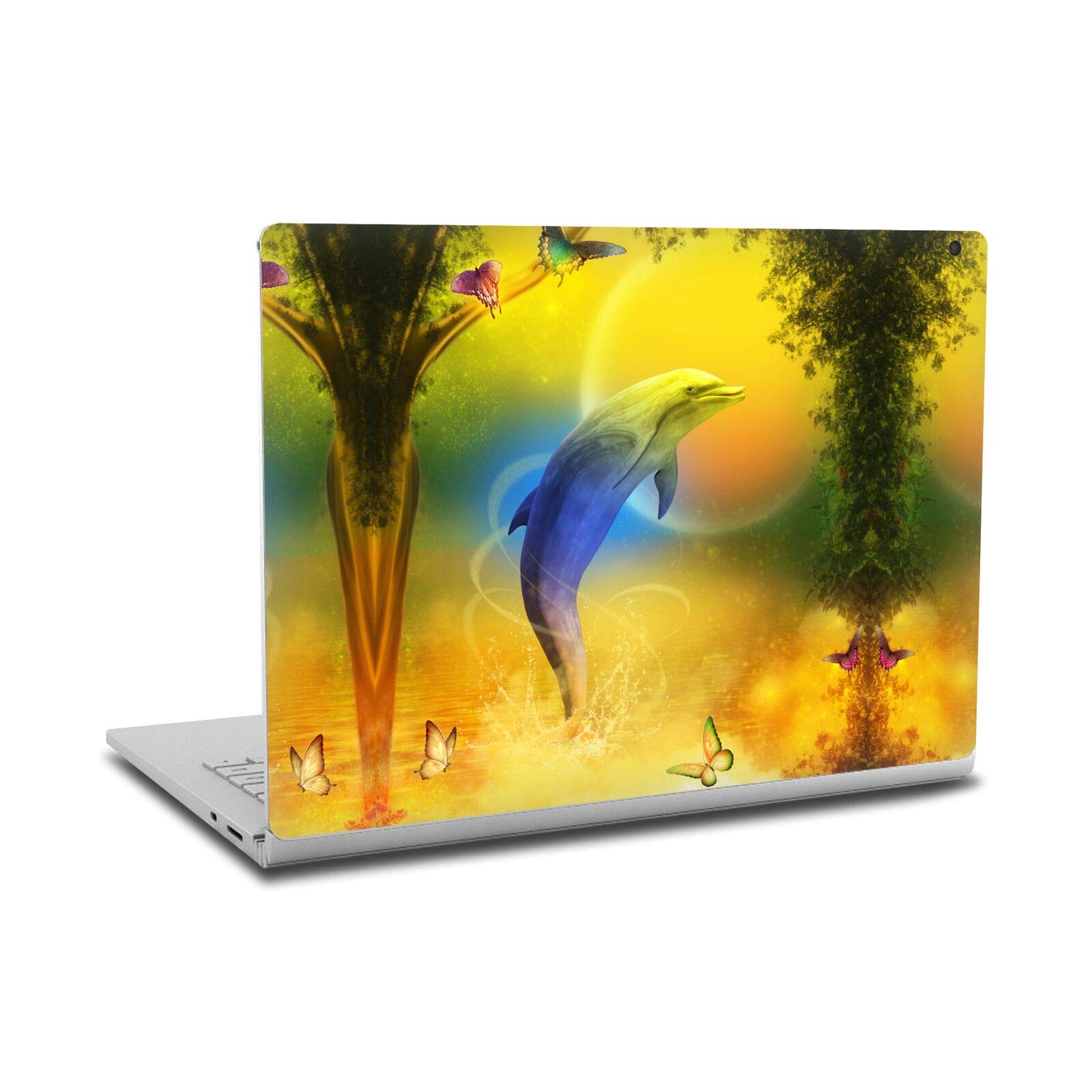 Autocollant vinyle dauphin Simone Gatterwe pour Surface Book 2