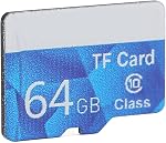 64GB Micro Memory Card Class 10 High Speed Waterproof Shock Resistant Mini Memory Card for Multiple Devices (64GB)