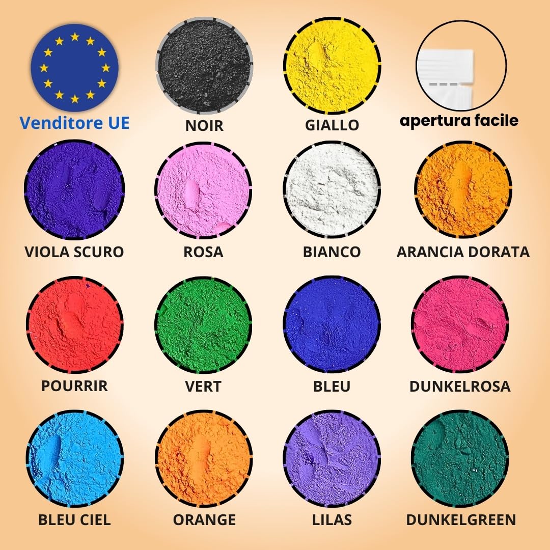 (1 kg verde) Holi-Gulal, polvere solubile in acqua, servizio fotografico naturale, colori rangoli, polvere arcobaleno, set colorato, animali, baby shower, matrimoni, campi estivi