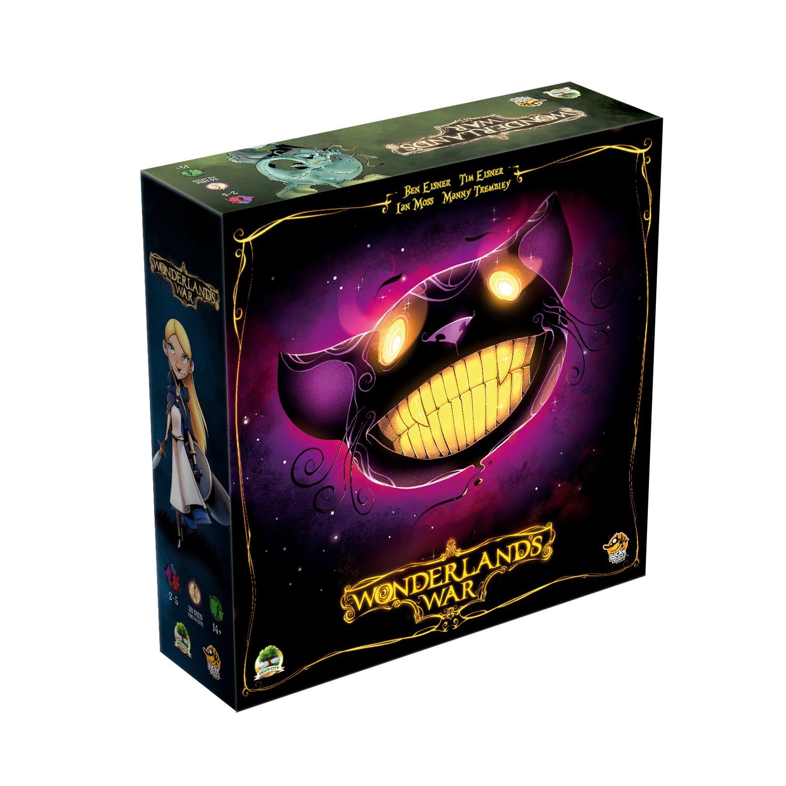 LUCKY DUCK GAMES - Version Deluxe de Wonderland's War, Version Française, Jeu De Plateau, Jeu de Société, A partir de 14 Ans, 2 à 5 Joueurs, 30 Min/Joueur