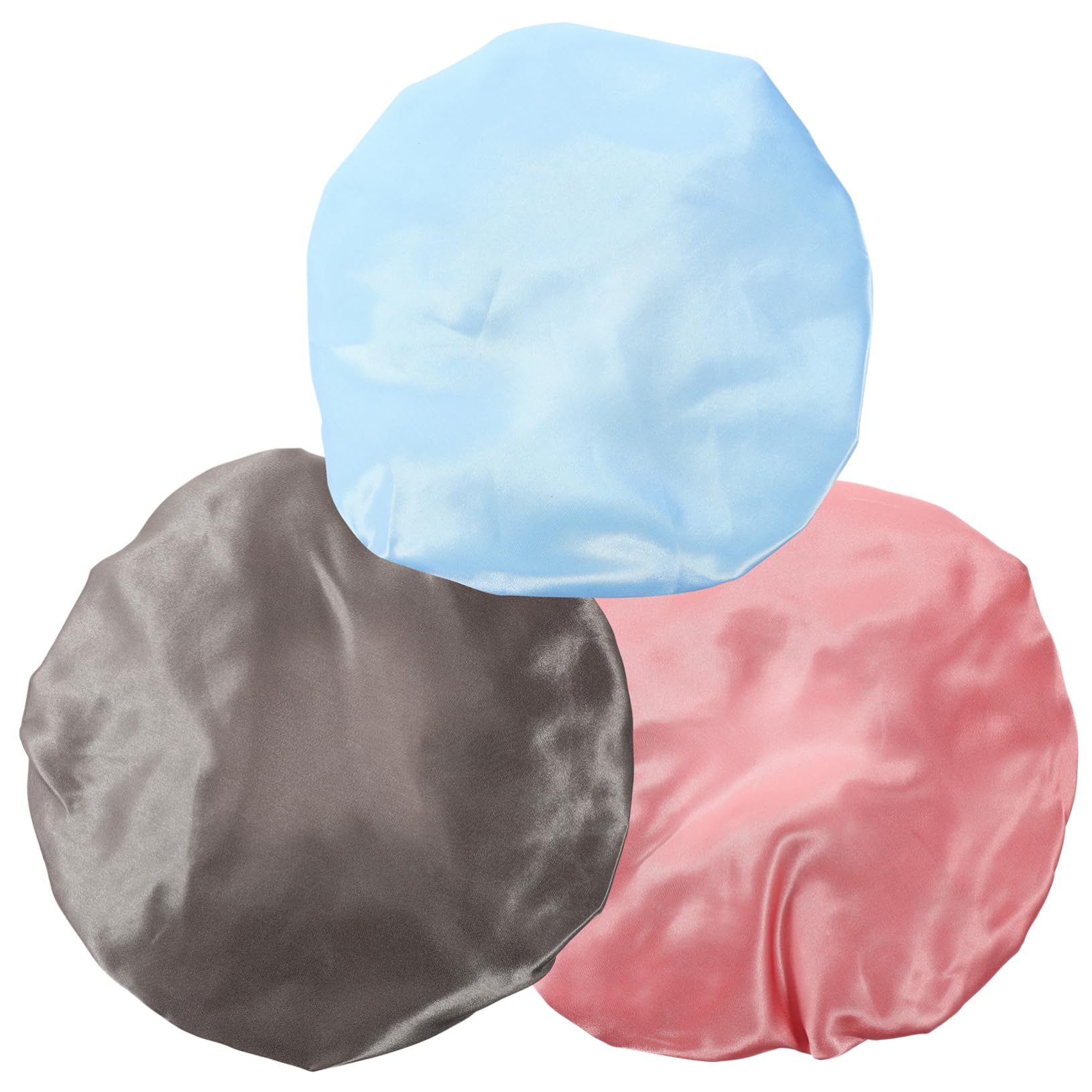 FRCOLOR 12 Stück Doppellagige Duschhaube Dekorative Duschhaube Badekappe Regenhut Für Damen Duschhut Damen Große Für Beanie Elastischer Duschhut Spa