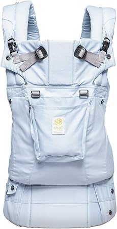 Portabebé Ergonómico 360º de 6 posiciones LILLEbaby- COMPLETA Orgánico  (Azul pálido) : Amazon.es: Bebé