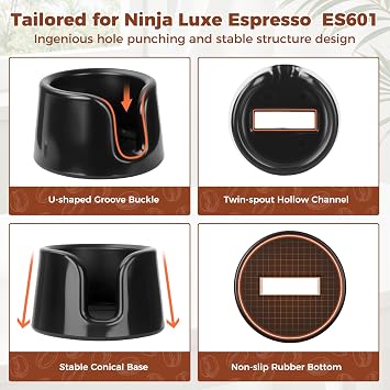 Espresso Portafilter Holder Stand for Ninja Luxe Cafe ES601 ES701