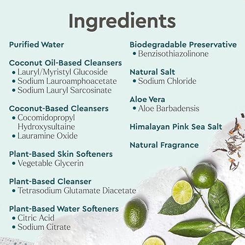 Miniatura 15 de puracy líquido Plato de jabón – sulfate-free Lavado Detergente natural – té verde & Lime, PDS16, 1, 1