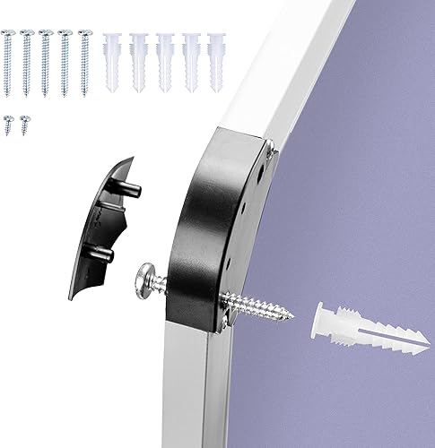 Vista 6 de Yaxa Basics Pizarra magnética combinada de borrado en seco/tablero de corcho, blanco/amarillo, 36 x 24 pulgadas