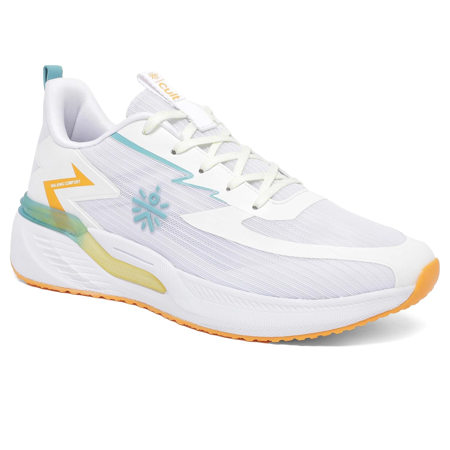 CULT Men’s StepSync Running Shoes, Breathable Mesh Upper, Enhanced Cushioning, Enhanced Grip, High Traction, Multi-Directional Flexibility, Sports Footwear for Men