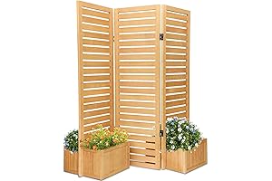 Iococee Upgrade Privacy Planter with Cedar Screen