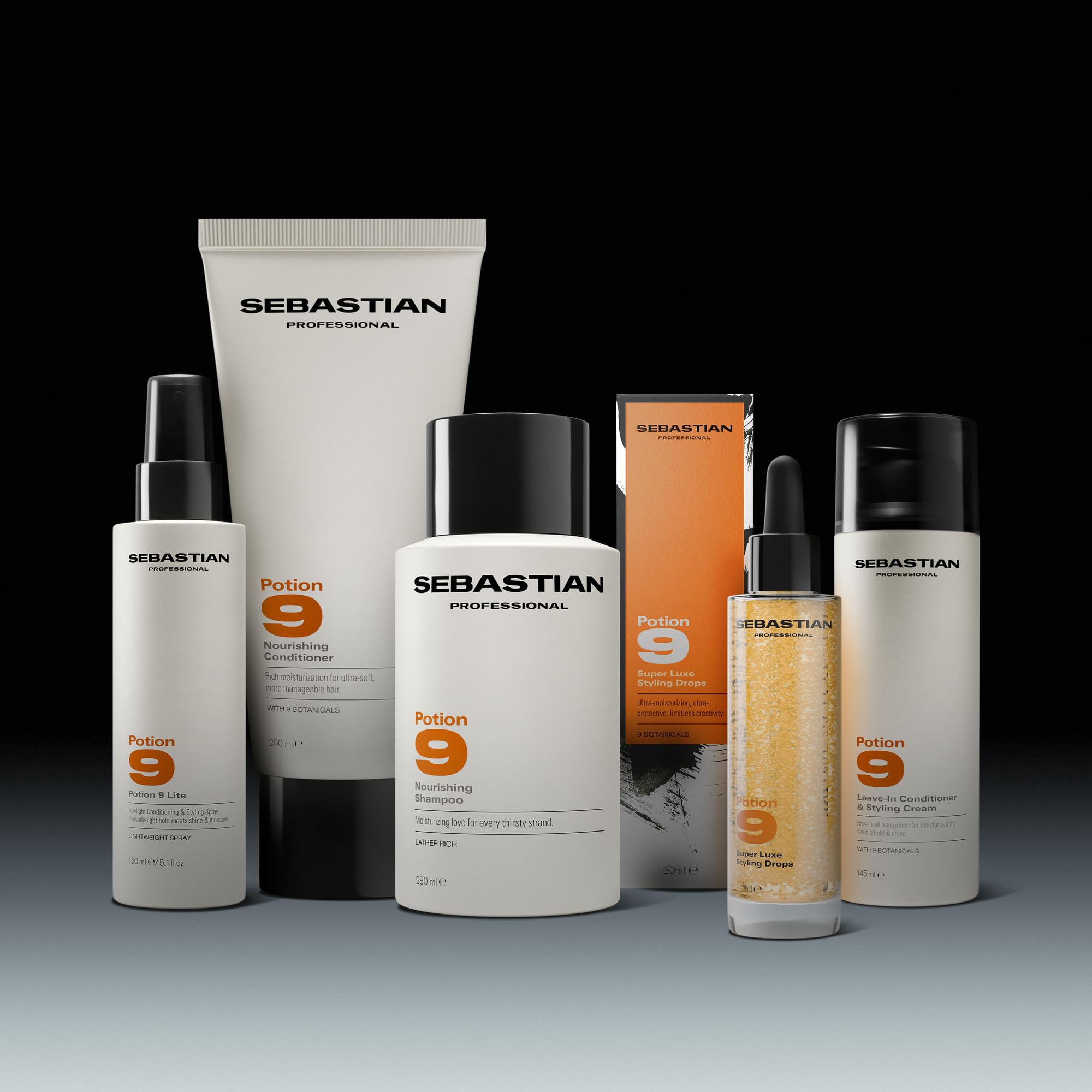 Sebastian Professional Potion 9 Leave-In Conditioner & Styling Cream – Pflegende Stylingcreme mit 9 pflanzlichen Inhaltsstoffen, spendet Feuchtigkeit, Glanz & natürlichen Halt