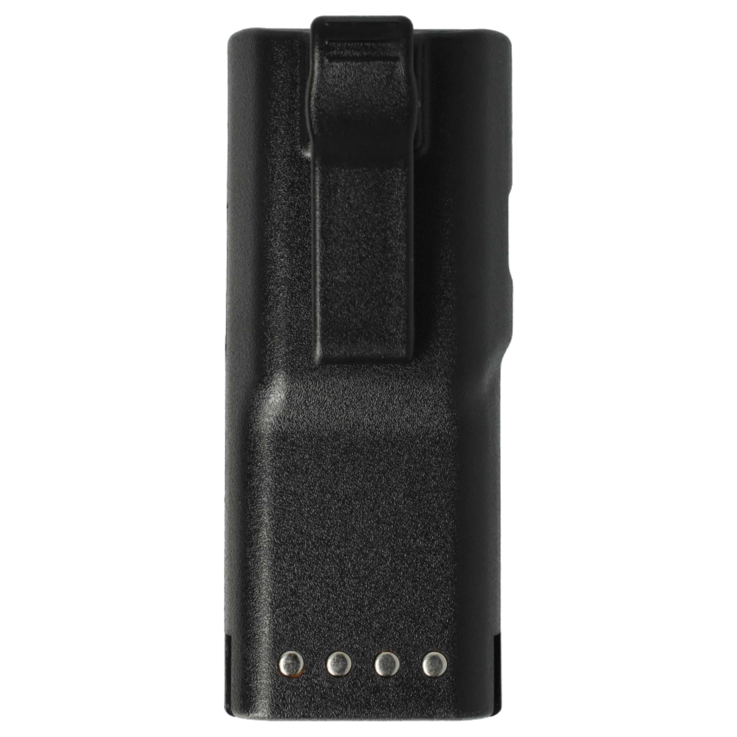 vhbw 2x Battery compatible with Motorola CP450, GP300, GP308, CP450LS, CP250 Radio, Walkie-Talkie (1800 mAh, 7.5 V, NiMH) + Belt Clip - 4