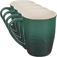 Vista 6 de Le Creuset - Taza de cerámica extra grande de 20 oz con logo, sal marina