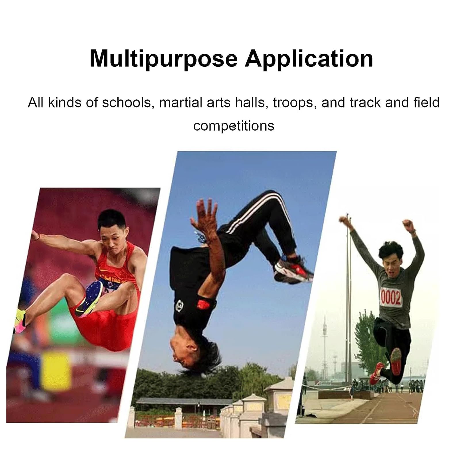trampolina gimnastyczna, Przenośna niebieska trampolina, antypoślizgowa do gimnastyki artystycznej z 4 stalowymi sprężynami szkolnego klubu sportowego Teen Child Vault Training
