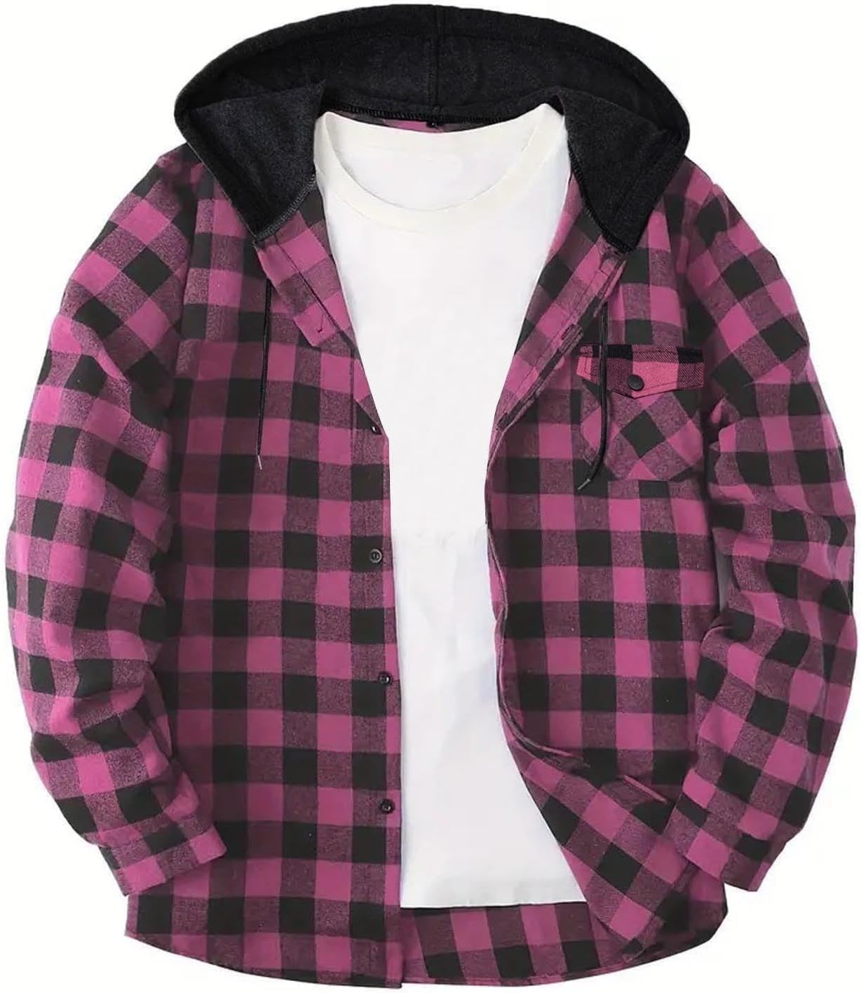 Zip-Up Hoodies For Men Long Sleeve Printed Pullover Sweatshirts Loose-Fit Fall Winter Loungewear With Pockets For Casual Wear