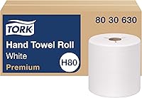 Vista 11 de Tork Matic - Rollo de toalla de mano suave color blanco H1, avanzado, de alta absorción, 6 rollos x 900 pies, 290095