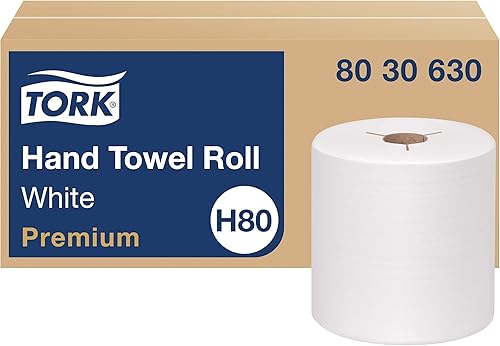 Miniatura 11 de Tork Matic - Rollo de toalla de mano suave color blanco H1, avanzado, de alta absorción, 6 rollos x 900 pies, 290095
