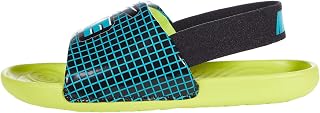 Kids Baby Boy's Kawa Slide (Infant/Toddler) Black/Aquamarine/Cyber/Black 5 Toddler M