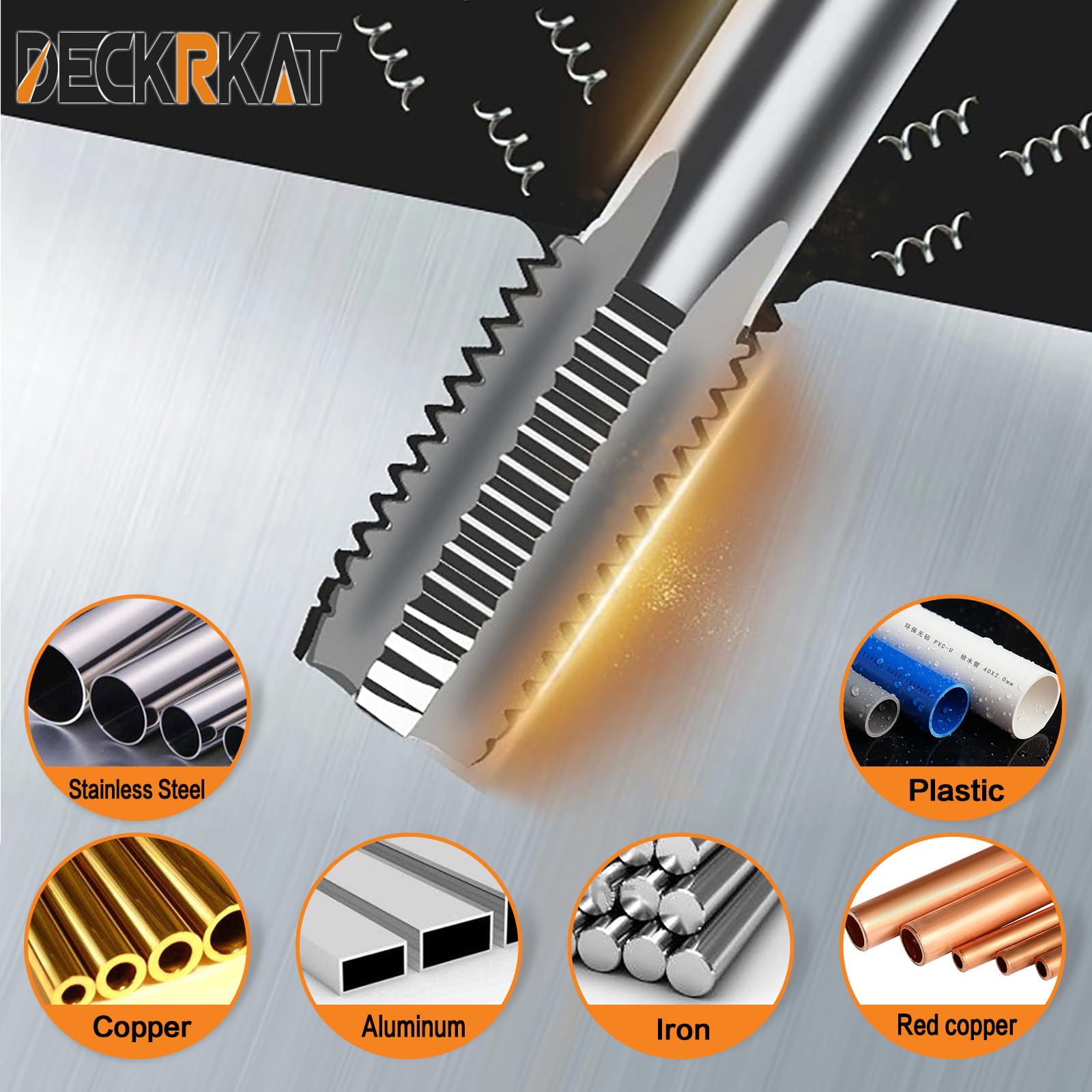 DECKRKAT 3/4" Pipe Tap - High Carbon Steel -6 DECKRKAT 3/4" Pipe Tap - High Carbon Steel -6